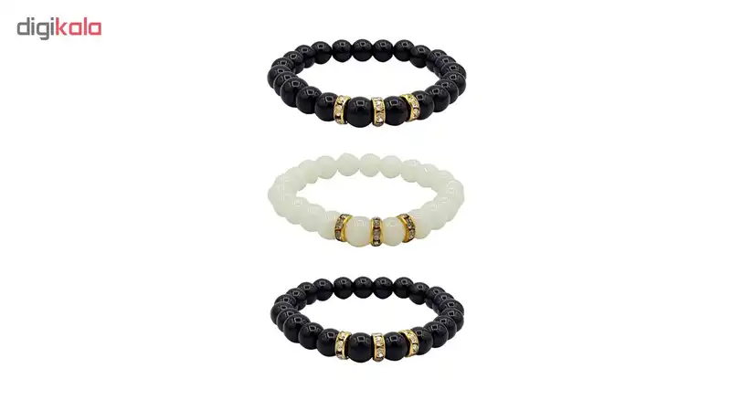 دستبند زنانه کد mp142 مجموعه 3 عددی