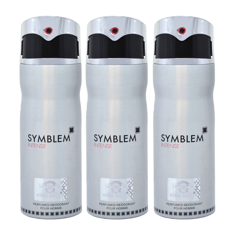 اسپری خوشبو کننده بدن مردانه مای پرفیومز مدل Symblem Intense حجم 150 میلی لیتر مجموعه 3 عددی