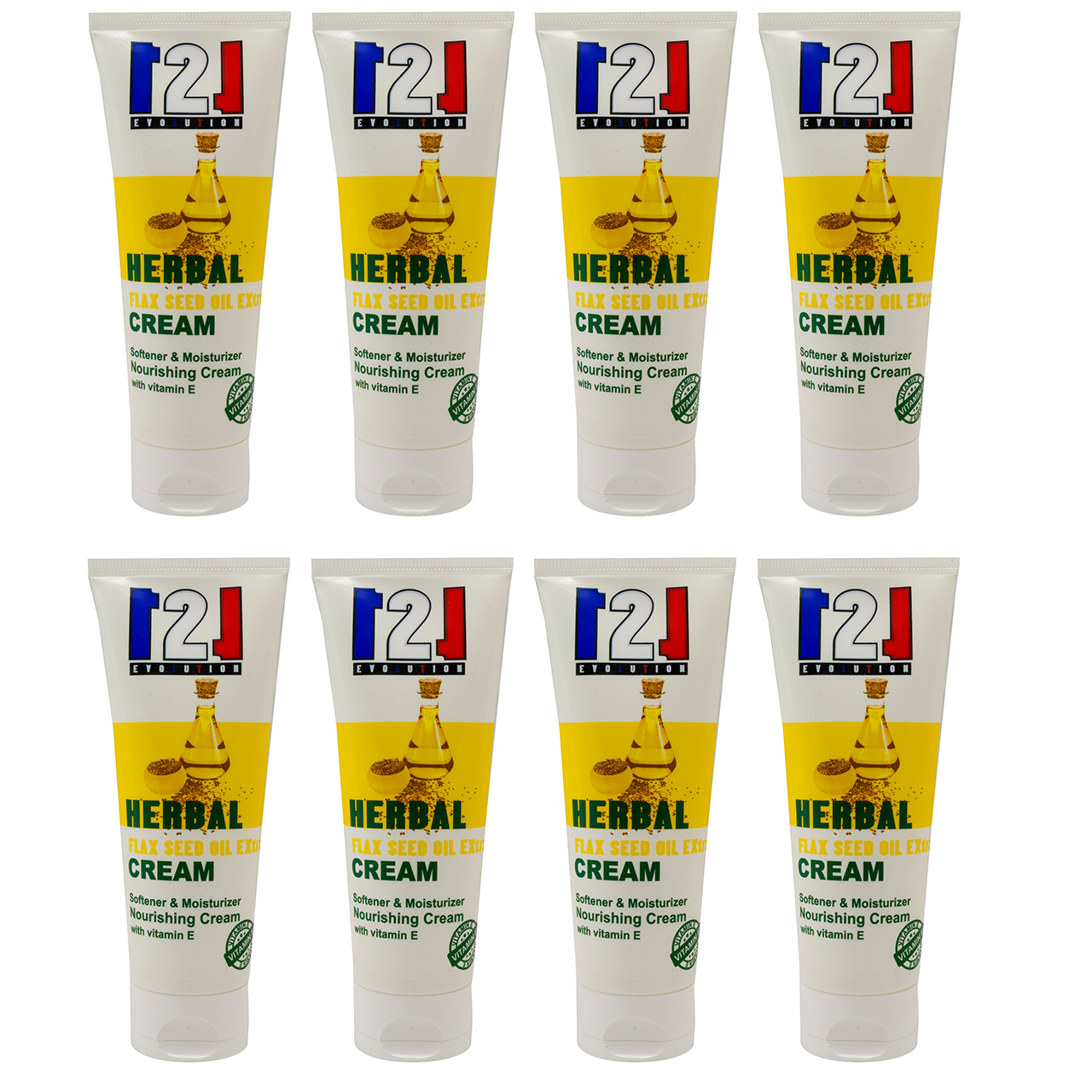 کرم مرطوب کننده 121 مدل Flax Seed oil حجم 75 میلی لیتر مجموعه 8 عددی