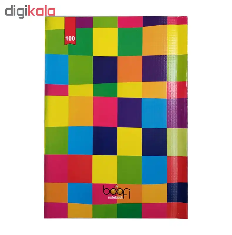 دفتر مشق 100 برگ بوفی مدل A-100 بسته 3 عددی