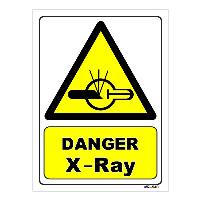 تابلو ایمنی مستر راد طرح DANGER X-RAY کد THY409