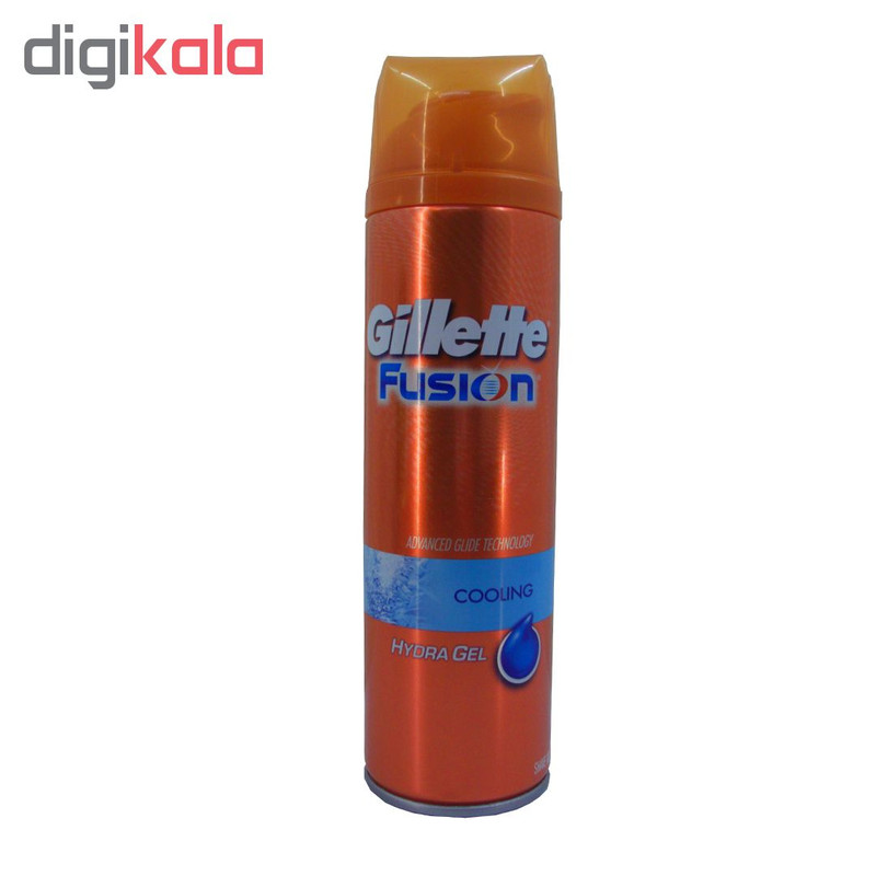 ژل اصلاح ژیلت سری Fusion مدل COOLING حجم 200 میلی لیتر