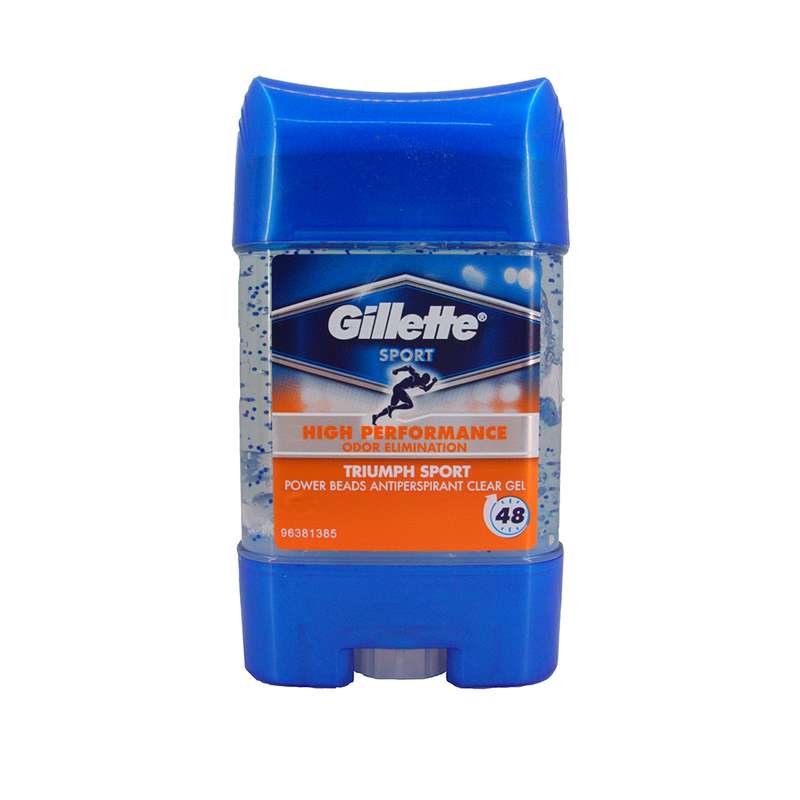 ژل شفاف ضد تعریق ژیلت مدل TRIUMPH SPORT حجم 75 میلی لیتر