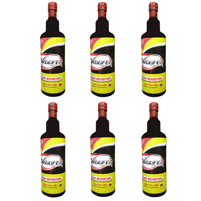 مکمل سوخت خودرو ووفر کد 10 حجم 500 میلی لیتر بسته 6 عددی