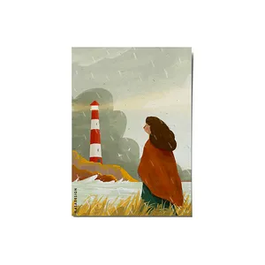 کارت پستال ماسا دیزاین طرح دختر دریا کد POST108