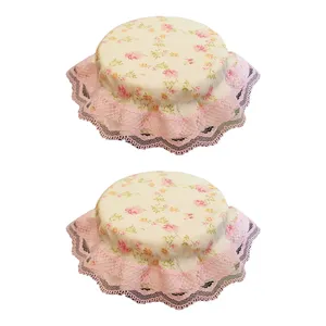 درپوش ظروف طرح گل کد 07 بسته 2 عددی