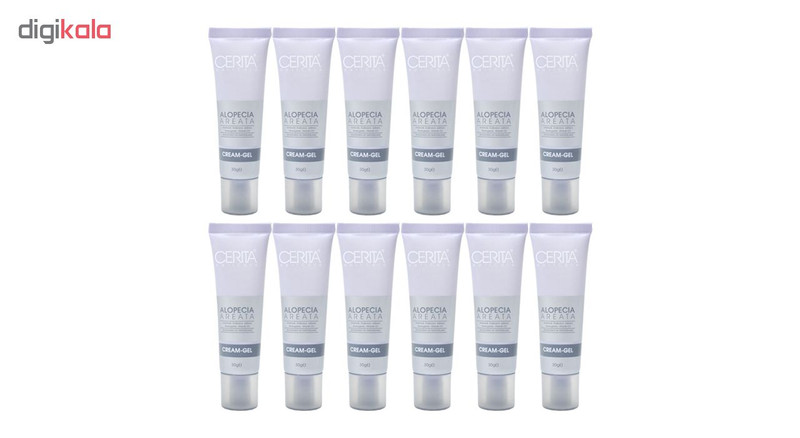 ژل ضد ریزش مو سریتا مدل Alopeca Areata وزن 30 گرم مجموعه 12 عددی