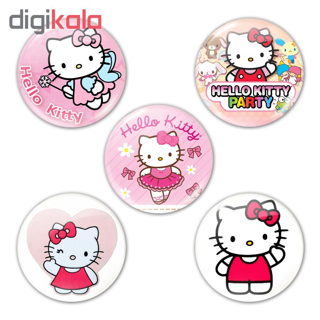 پیکسل نگار ایرانی طرح Hello kitty 1 مجموعه ۵ عددی -  - 2