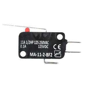 میکروسوئیچ تی آر اس مدل MA-11-2-BF2 بسته 20 عددی