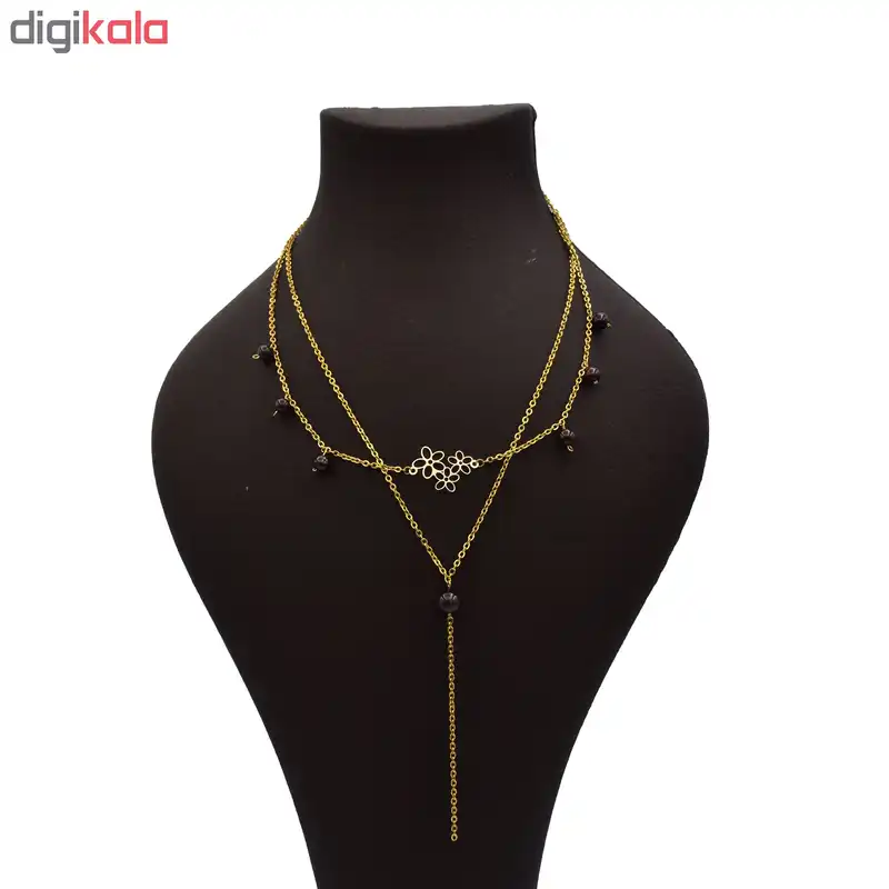 گردنبند طلا 18 عیار زنانه آرشا گالری طرح گل کد 429A2488