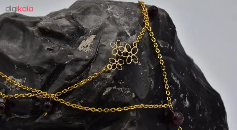 گردنبند طلا 18 عیار زنانه آرشا گالری طرح گل کد 429A2488