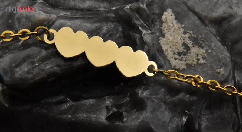 گردنبند طلا 18 عیار زنانه آرشا گالری طرح قلب کد 430A2489