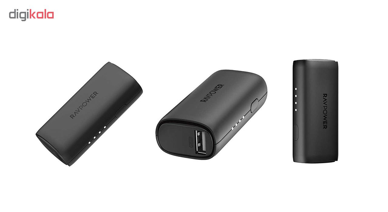 شارژر همراه راو پاور مدل RP-PB168-BK ظرفیت 3350 میلی آمپر ساعت