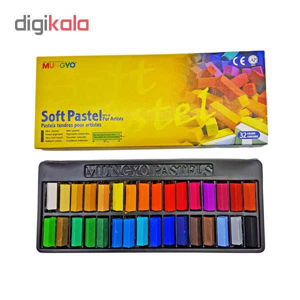 پاستل گچی 24 رنگ مونگیو کد 83266