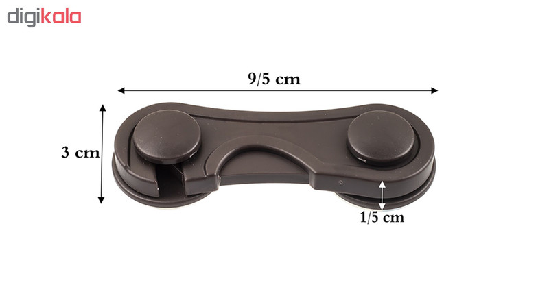 قفل کابینت نی نی ک مدل 9370 بسته دو عددی