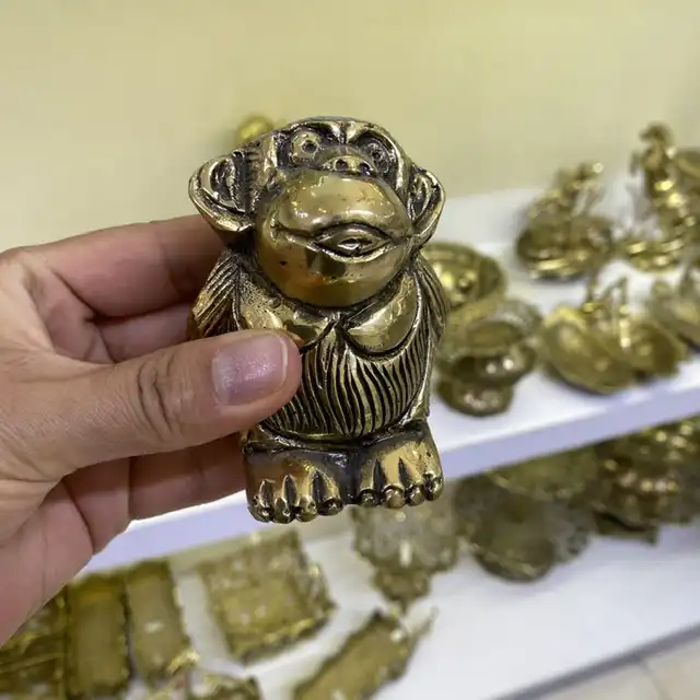 دکوری برنجی مدل میمون کد 102750