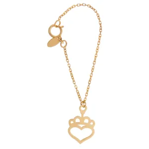 آویز ساعت طلا 18 عیار زنانه طرح قلب کد SG374