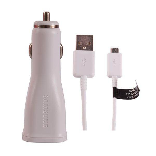 شارژر فندکی مدل EP-TA20EWEYGWW به همراه کابل تبدیل microUSB