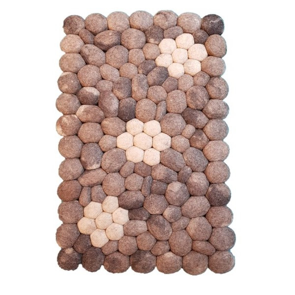 پادری نمد فرش دستباف طرح سنگواره مدل G5080 پادری نمد فرش دستباف طرح سنگواره مدل G5080