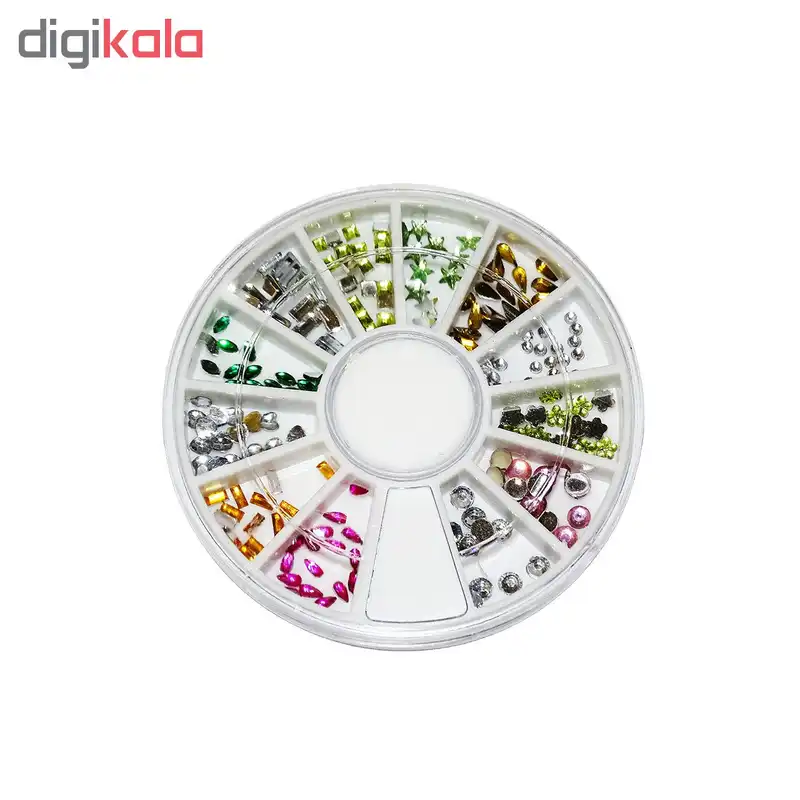 مجموعه نگین ناخن مدل D06
