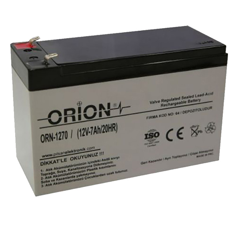 باتری یو پی اس 12 ولت 7 آمپر ساعت اوریون مدل ORN1270
