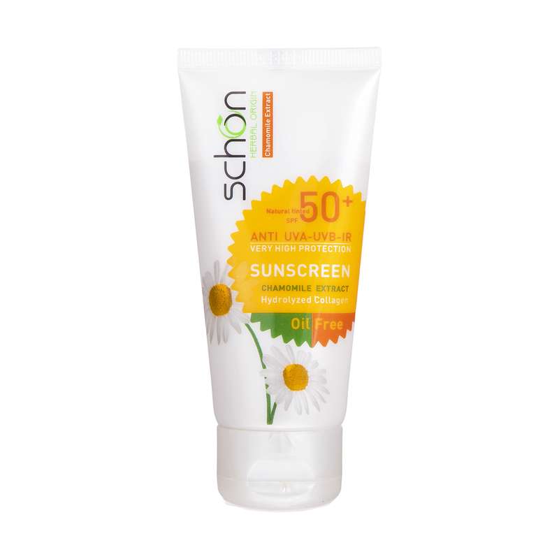 کرم ضد آفتاب رنگی فاقد چربی شون با رنگ طبیعی + SPF50