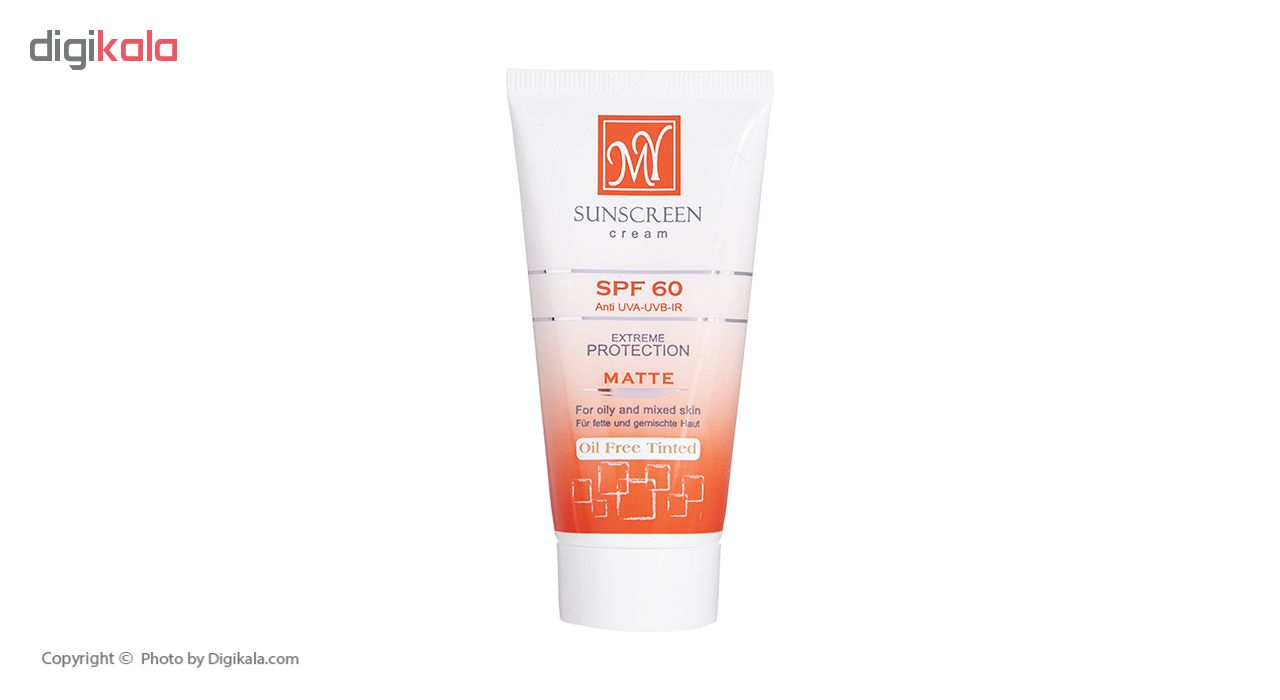 کرم ضد آفتاب فاقد چربی رنگی مای SPF60