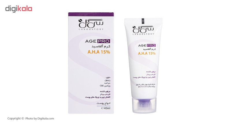 کرم ضد چروک سی گل مدل Alphacid حجم 40 میلی لیتر