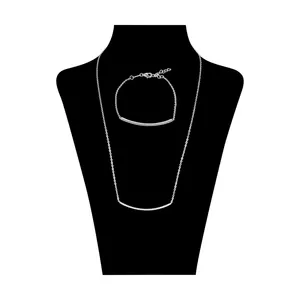 نیم ست نقره زنانه فولی فولیه مدل JS15S028C