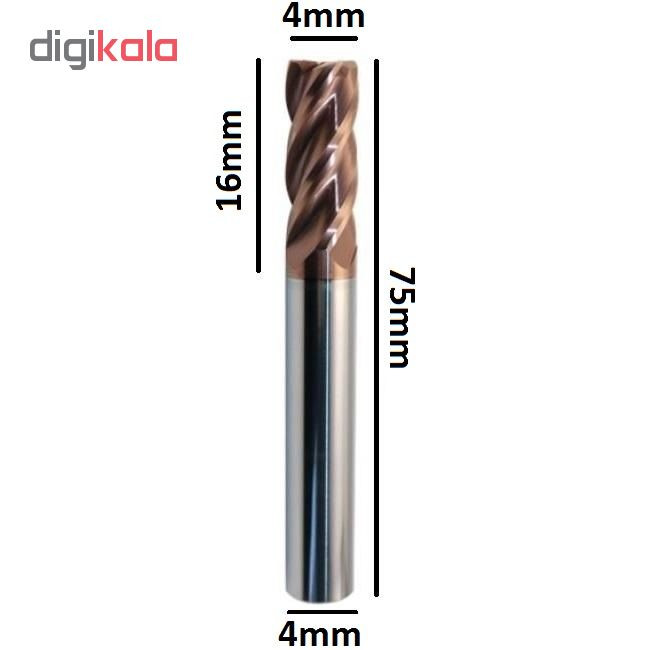 فرز اندمیل کد 0475 سایز 4 میلی متر فرز اندمیل کد 0475 سایز 4 میلی متر