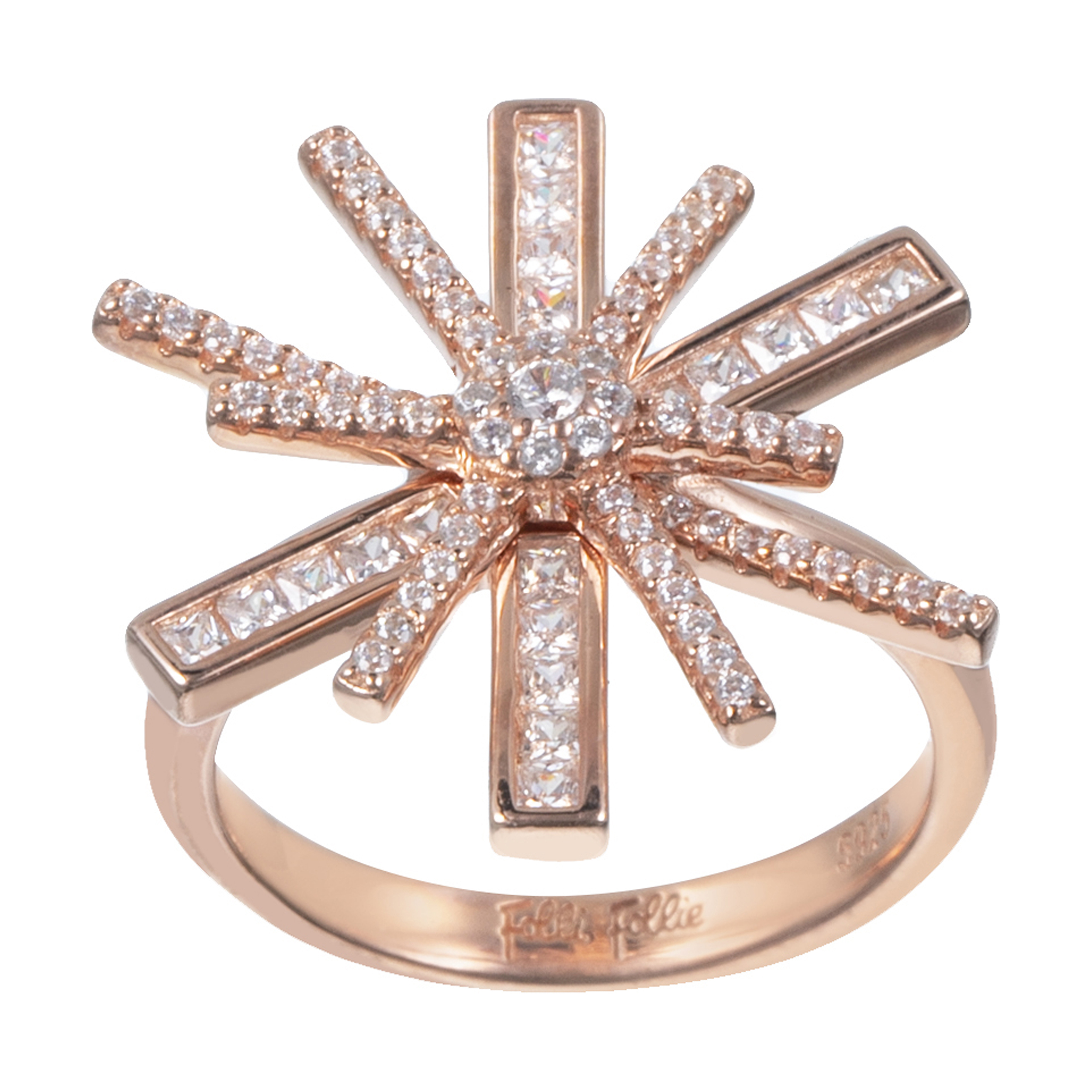 انگشتر نقره زنانه فولی فولیه مدل 3R18S017RC