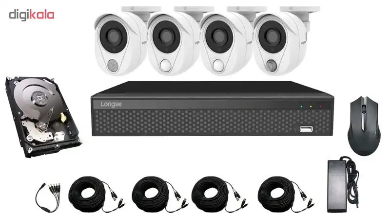 بسته امنیتی آنالوگ لانگسی مدل CS500