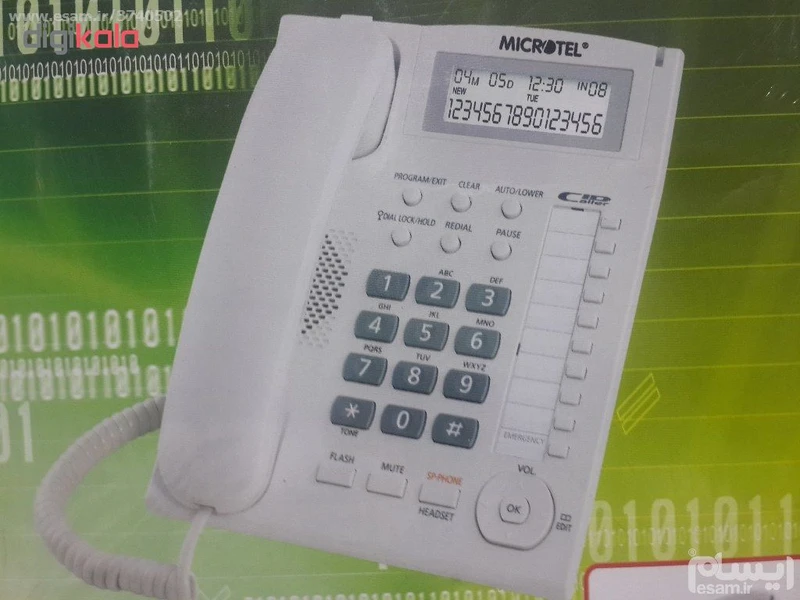 عکس شماره 4 : تلفن میکروتل مدل tsc880cid