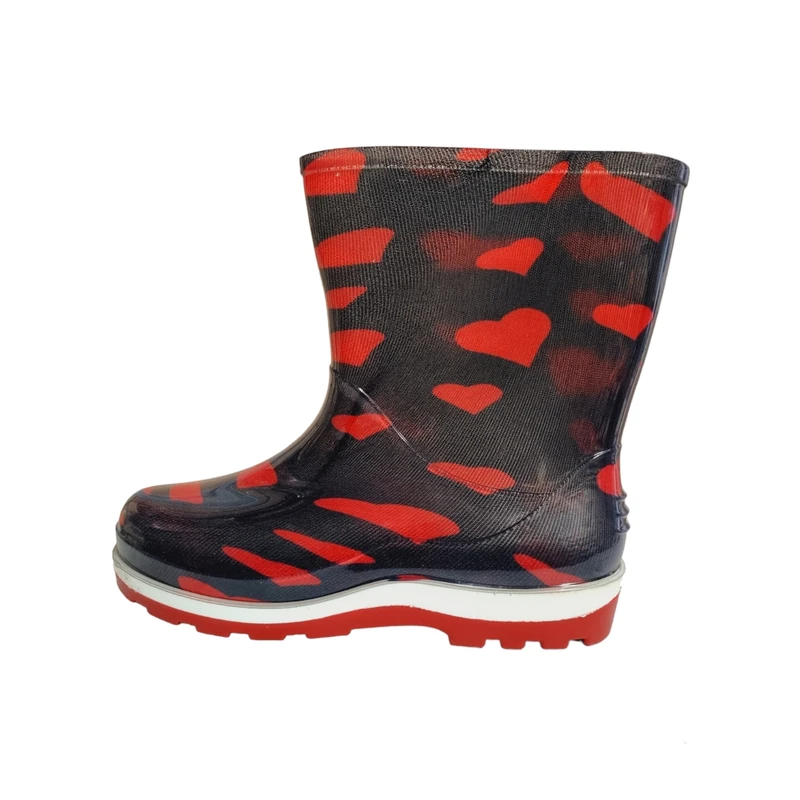 بوت دخترانه مدل قلب شیشه ای کد 0082