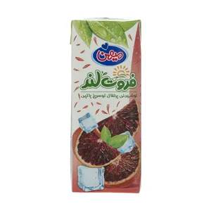 نوشیدنی پرتقال تو سرخ میهن حجم 200 میلی لیتر