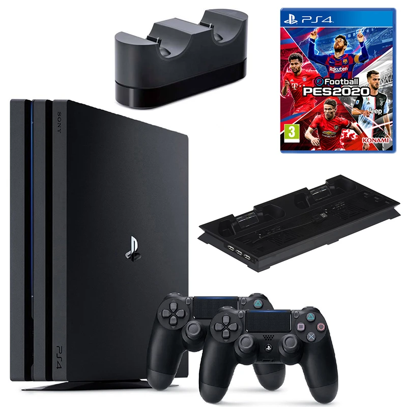 مجموعه کنسول بازی سونی مدل Playstation 4 Pro ریجن 2 کد CUH -7216B ظرفیت 1 ترابایت
