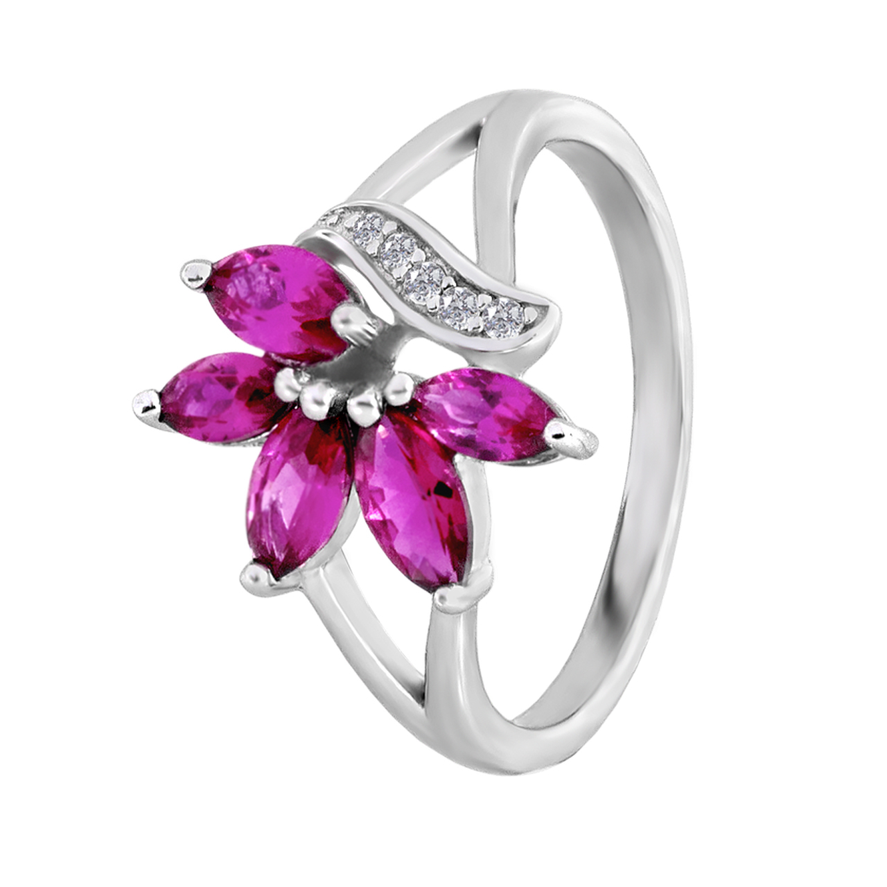 انگشتر نقره زنانه اقلیمه کد AN89-7