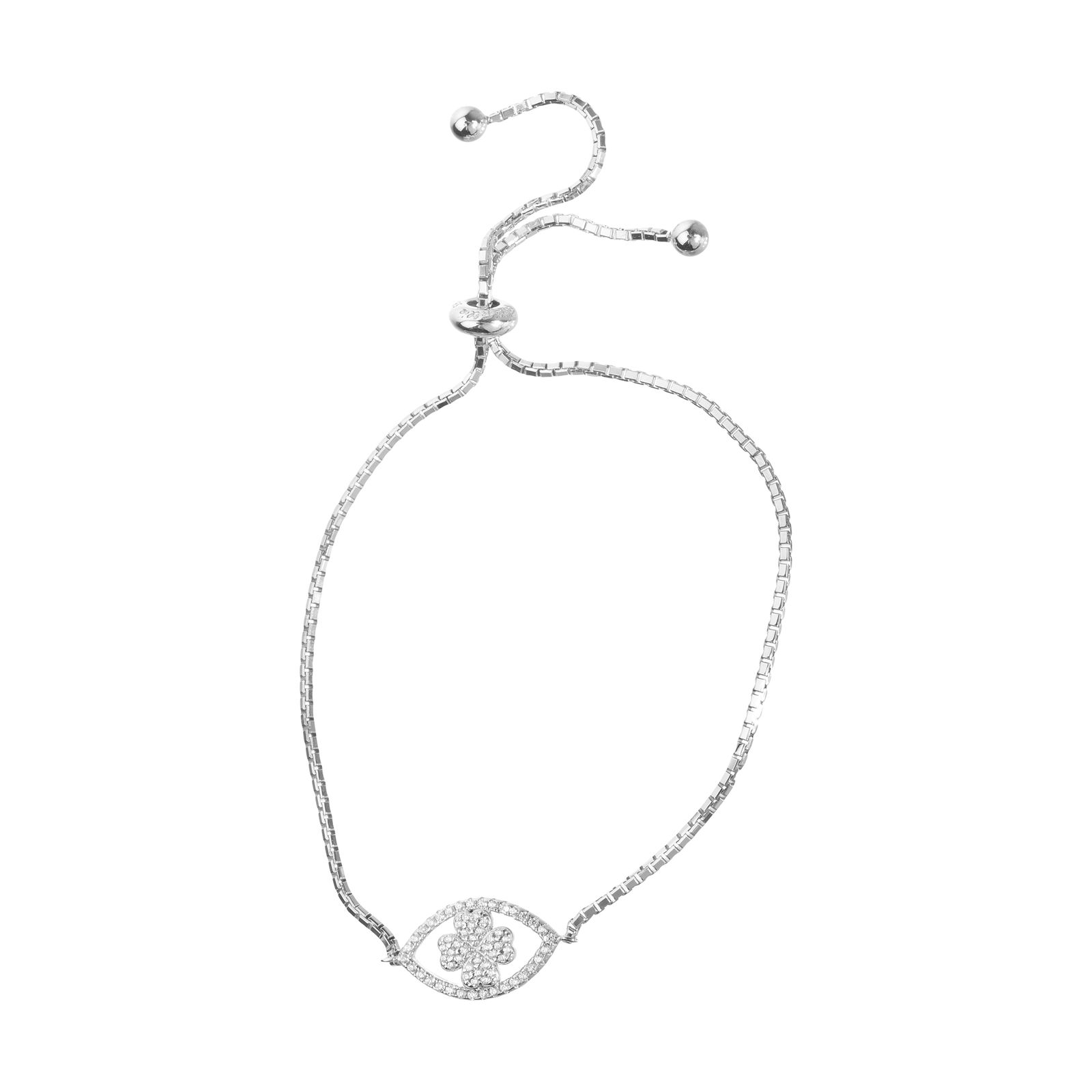 دستبند نقره زنانه فولی فولیه مدل 3B18S012C -  - 1