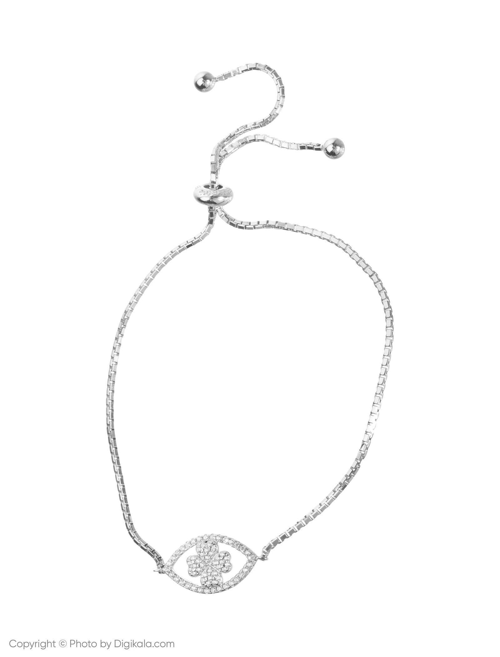 دستبند نقره زنانه فولی فولیه مدل 3B18S012C -  - 2