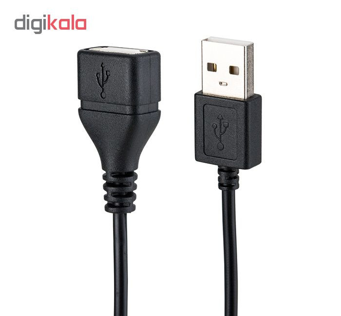 کابل افزایش طول برق USB 2.0 جی جی سی کد E40 طول 0.4 متر