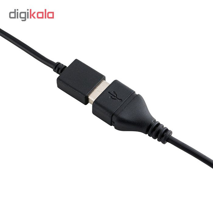کابل افزایش طول برق USB 2.0 جی جی سی کد E40 طول 0.4 متر