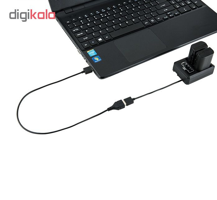 کابل افزایش طول برق USB 2.0 جی جی سی کد E40 طول 0.4 متر