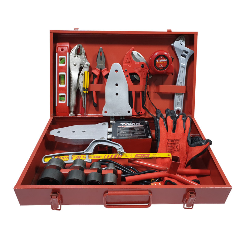 مجموعه 18 عددی دستگاه جوش لوله سبز تیوان کد 1010