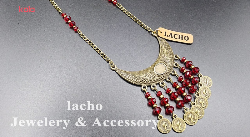گردنبند زنانه لاچو کد GO