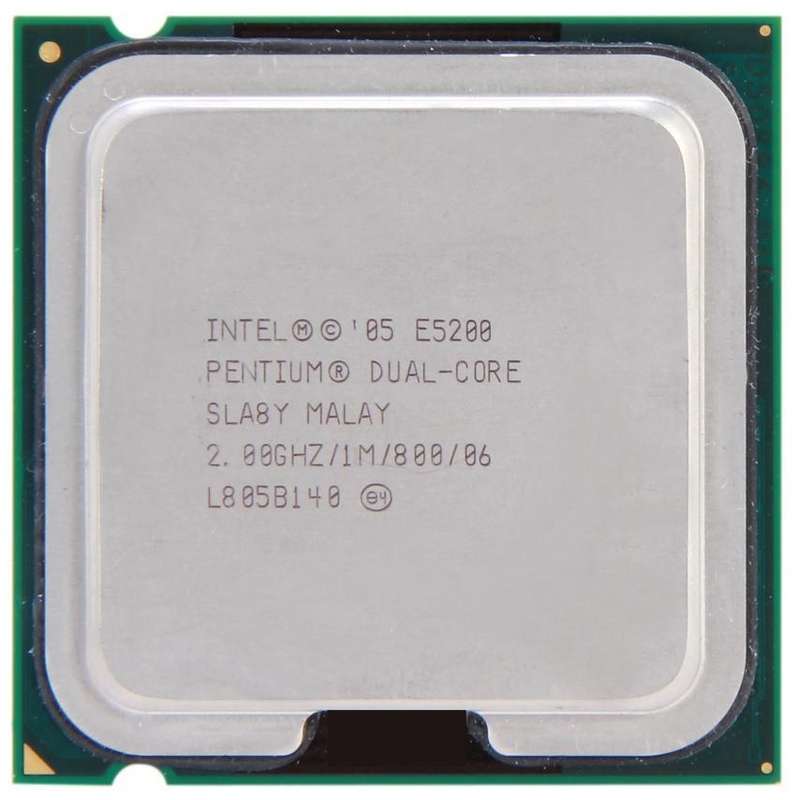 پردازنده مرکزی اینتل سری Core مدل E5200 پردازنده مرکزی اینتل سری Core مدل E5200