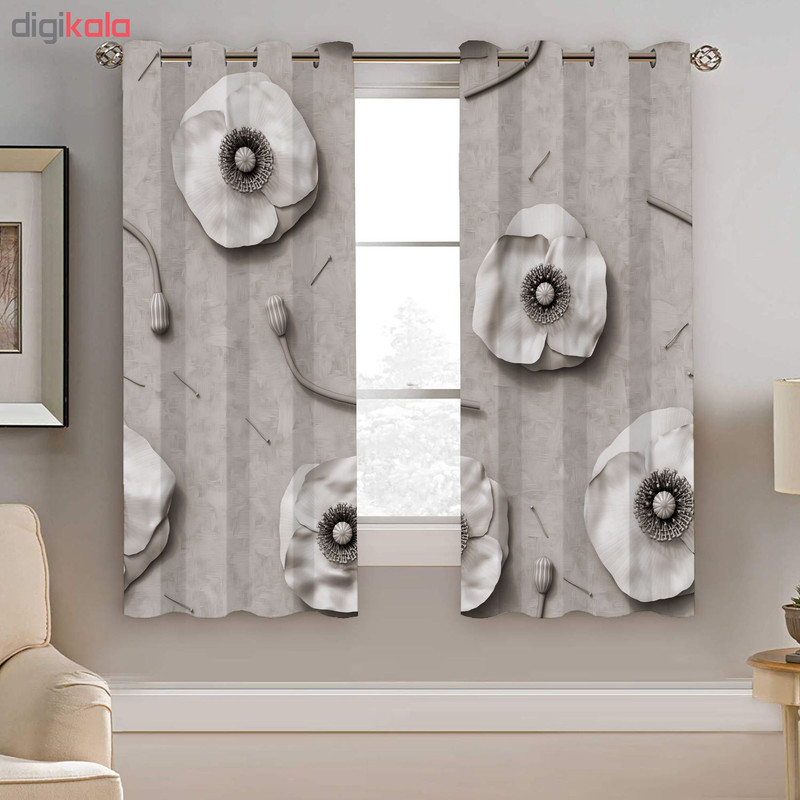 پرده نیروانا مدل pmk536 سایز 190 × 140 سانتی متر