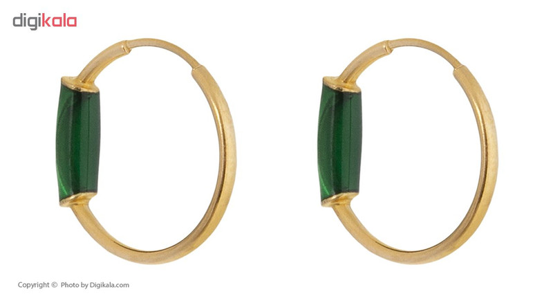 گوشواره طلا 18 عیار دخترانه کد ER-006 گوشواره طلا 18 عیار دخترانه کد ER-006