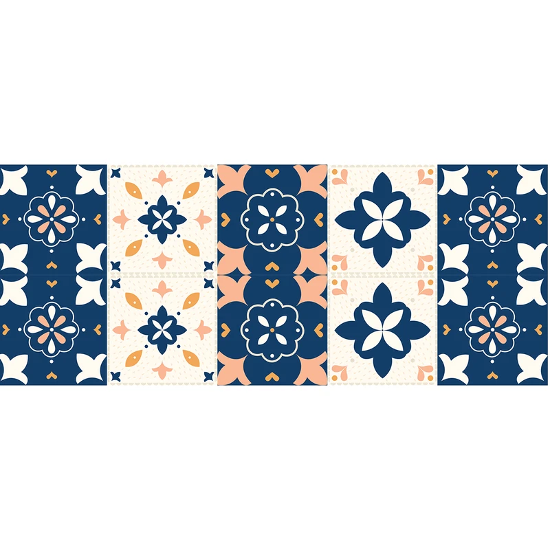 استیکر کاشی مدل BA-RAN مجموعه 10 عددی