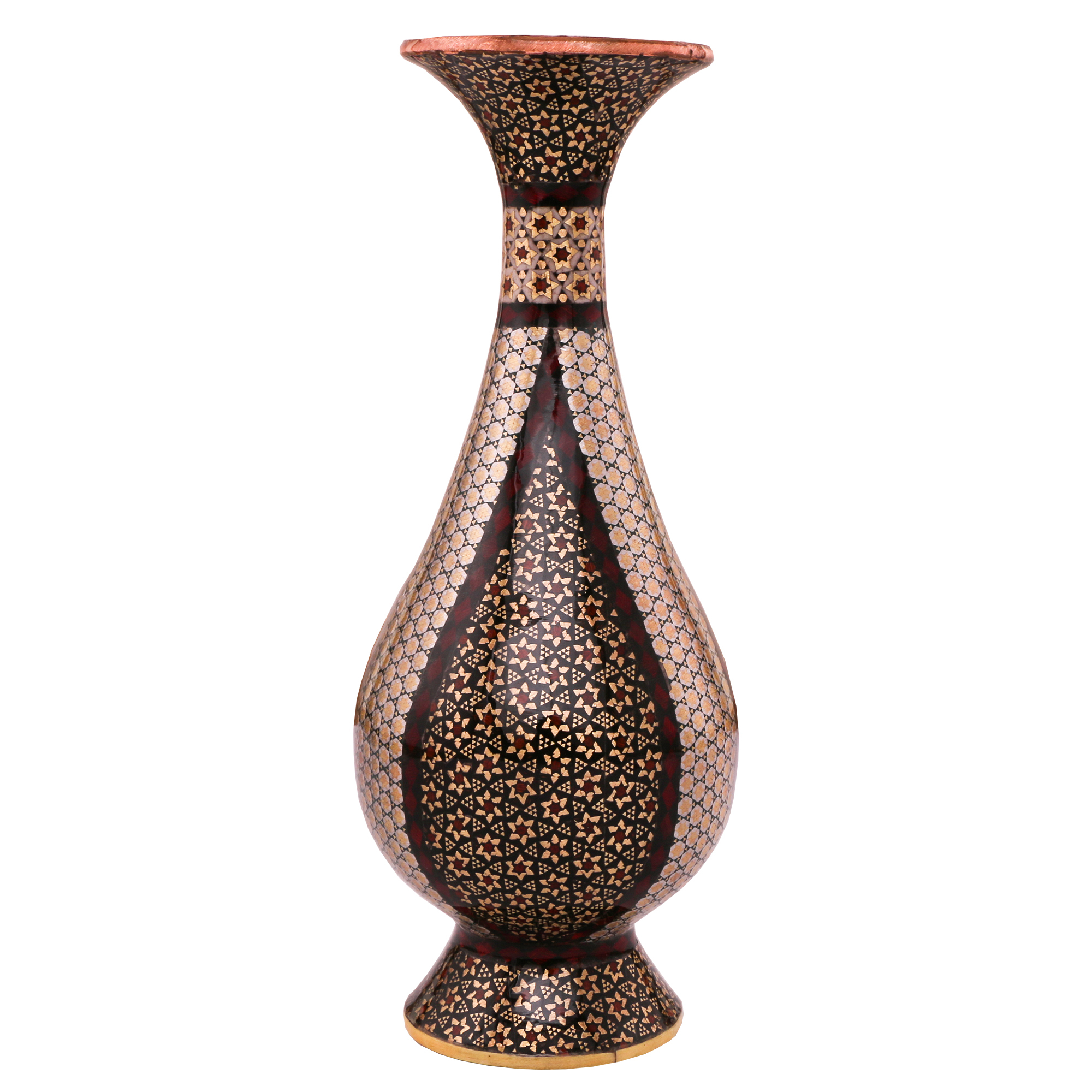 گلدان خاتم کاری کد 753