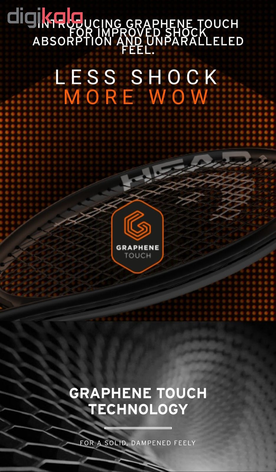 راکت تنیس هد مدل Graphene Touch Radical Pro